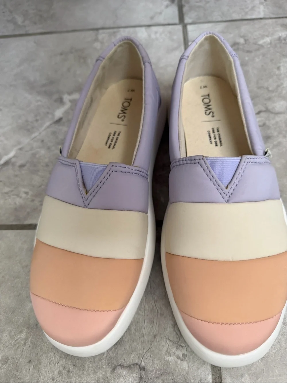 TOMS Women's Alpargata Mallow Puff shoes in a Lavender 7